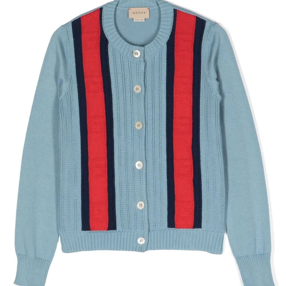Gucci Square G cotton cardigan NWT / **FITS LIKE A WOMENS SMALL**